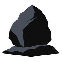 Stylized stone illustration on white background vector