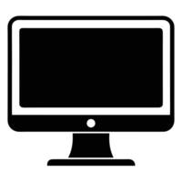 illustration of a computer monitor vector
