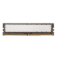 Ddr4 ram memory module isolated on transparent background png