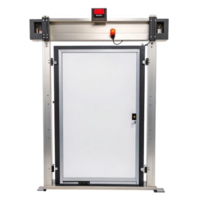 automático frango coop porta isolado em transparente fundo png