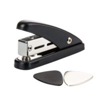 Guitar pick punch creating custom plectrums with transparent background png