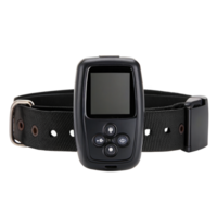 Gps dog collar with tracking device on transparent background png
