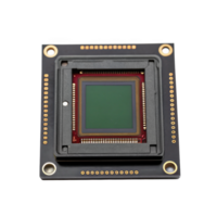 Cmos camera sensor chip on printed circuit board with transparent background png