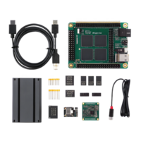 Fpga development kit with components on transparent background png