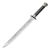 Dao single edge saber isolated on transparent background png