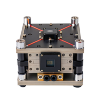 Gravitational wave detector laser array node on transparent background png