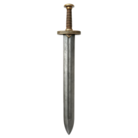 Gladius hispaniensis sword isolated on transparent background png