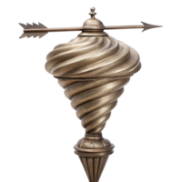 Martian weather vane showing wind direction on transparent background png