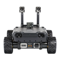 Inspection robot equipped with multiple cameras on transparent background png