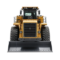 Powerful continuous miner machine isolated on transparent background png