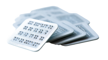 Smart insulin patch delivering microdoses on transparent background png