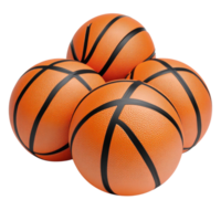Stack of orange balls on transparent background png