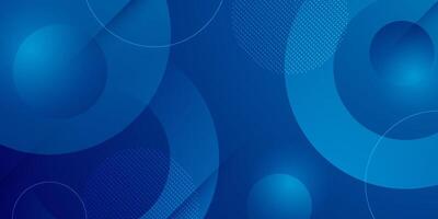 Abstract dark blue overlap circle background design. Trendy overlap circle shapes pattern with shadow design. vector