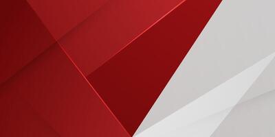 Abstract overlap background with red and white color pattern design. Papercut design background with simple style element graphic design. vector