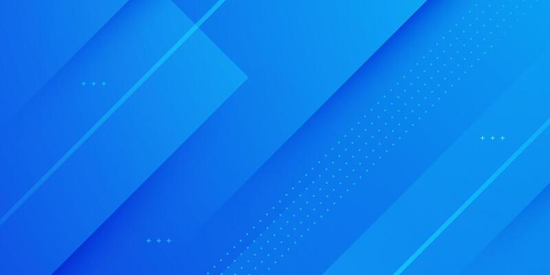 Abstract colorful bright blue overlap pattern background. Trendy papercut blue square pattern design. Abstract geometric background.