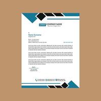 Modern Letterhead Design. Abstract Template Display for Promotion. vector