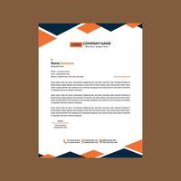 Modern Letterhead Design. Minimal Template Display for Promotion. vector