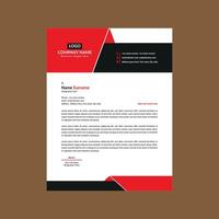 Modern Letterhead Design. Elegant Layout Display for Promotion. vector