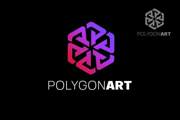 Polygon Art Logo Template. Logo template suitable for Graphic works, Design Studio, App or Software, Online activities, Digital and technology related industry, Personal logo, etc.
