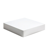 Minimalist White Display Block for Product Photography and Presentation Use png