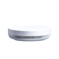 Sleek Modern White Air Purifier with Circular Design and Effective Filtration System png