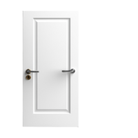 Modern Minimalist White Door with Elegant Design and Simple Handle for Interior Spaces png