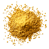 Vibrant Yellow Spice Powder Pile Against for Culinary Use and Cooking png