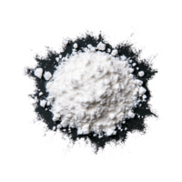 White Powder on Dark Background with a Dusty Spread and Textured Surface png