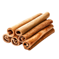 Freshly Gathered Cinnamon Sticks on for Culinary Use and Decoration png