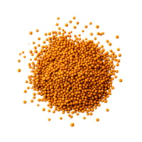 Vibrant Orange Particles Creating a Dynamic Abstract Visual Effect on png