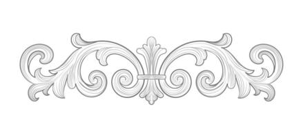 Vintage decorative ornament, frame swirls and scrolls retro design shape. element for design invitations paper, cards or textile. isolated on white vector