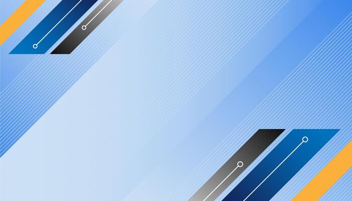 Abstract blue and orange geometric background with copy space