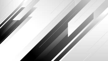 Modern white and black abstract background Abstract geometric shape for presentation design vector
