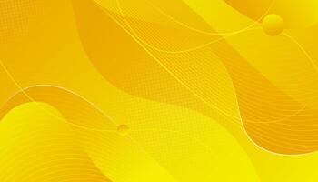 Creative gradient yellow business background template vector