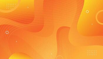 Abstract Geometric Orange Gradient Background vector