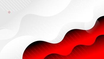 Red and white abstract background with copy space for text vector