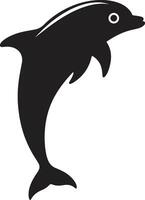 dolphin isolated on a white background vector