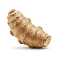 a ginger root on a white background photo