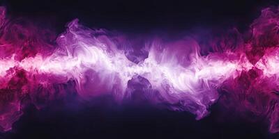 Colorful abstract wave pattern with swirling pink and purple hues in a dark background photo