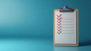 Checklists are essential tools for organizing tasks and ensuring nothing is overlooked in personal or professional settings photo