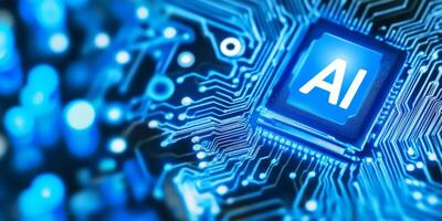 Exploring advancements in artificial intelligence technology through intricate circuitry design in a digital setting photo