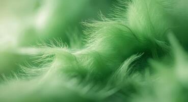 Abstract Green Feathers. A Soft and Dreamy Texture, A Calming, Serene Aesthetic. photo