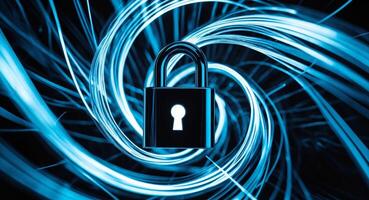 Security Lock Symbol. A Symbol of Protection in the Digital Age, Data Security photo
