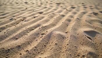 sand ripples across the ground in soft patterns formed by wind. photo
