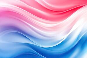A blue and red background with waves photo
