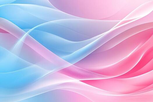 Abstract pink and blue background with waves photo