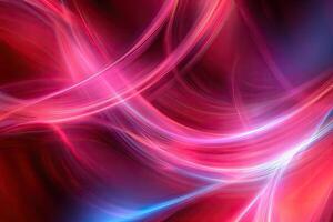 A red and blue abstract background with a wave pattern photo