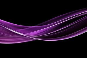 A purple and black background with a wave photo