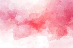 Watercolor abstract background with pink and white photo