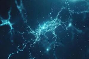 A blue background with lightning and stars photo